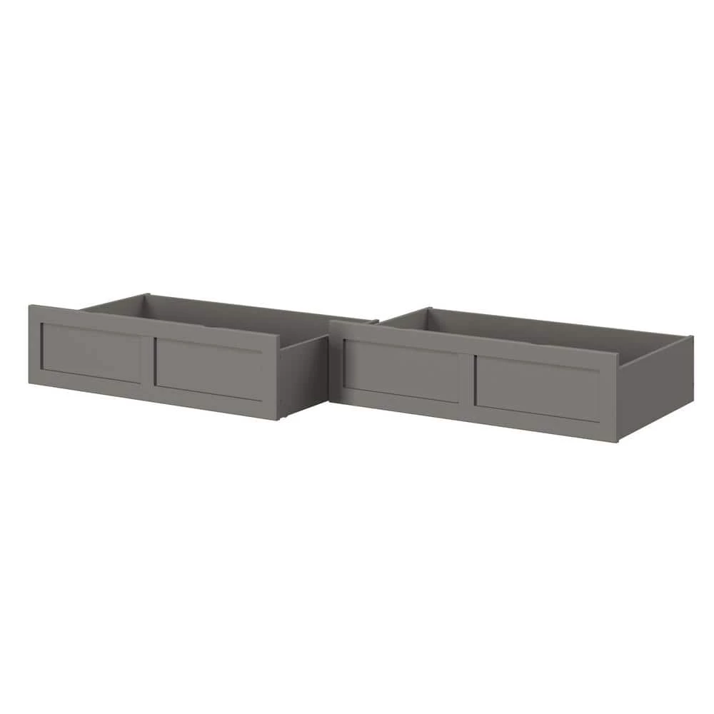 Atlantic Grey Twin/Full Bed Drawer (Set of 2) by AFI 3 Atlantic Grey Twin/Full Bed Drawer (Set of 2) by AFI