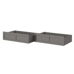 Atlantic Grey Queen/King/Twin Extra Long Bed Drawer (Set of 2) by AFI