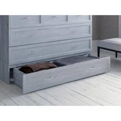 Deerfield Murphy Driftwood Queen Bed Chest with Charging Station by AFI -Outlet AFI Store driftwood afi murphy beds ac584148 1d 1000