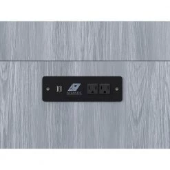 Deerfield Murphy Driftwood Queen Bed Chest with Charging Station by AFI -Outlet AFI Store driftwood afi murphy beds ac584148 44 1000