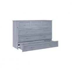 Deerfield Murphy Driftwood Queen Bed Chest with Charging Station by AFI -Outlet AFI Store driftwood afi murphy beds ac584148 fa 1000