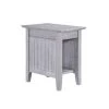 Nantucket Driftwood Grey Chair Side Table by AFI -Outlet AFI Store driftwood grey afi end side tables ah13308 64 1000