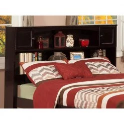 Newport Full Espresso Bookcase Headboard by AFI -Outlet AFI Store espresso afi headboards ar285831 31 1000