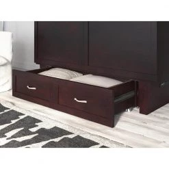 Monroe Espresso Queen Murphy Bed Chest with Charging Station by AFI -Outlet AFI Store espresso afi murphy beds ac634141 1d 1000