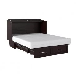 Monroe Espresso Queen Murphy Bed Chest with Charging Station by AFI -Outlet AFI Store espresso afi murphy beds ac634141 4f 1000