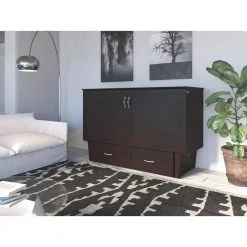 Monroe Espresso Queen Murphy Bed Chest with Charging Station by AFI -Outlet AFI Store espresso afi murphy beds ac634141 a0 1000