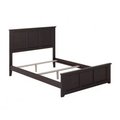 Madison Full Traditional Bed with Matching Foot Board in Espresso by AFI