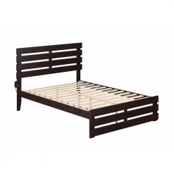 Oxford Full Bed with Footboard in Espresso by AFI -Outlet AFI Store espresso afi platform beds ag8360031 4f 1000