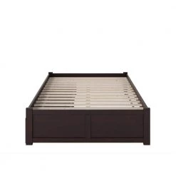 Concord Espresso Full Platform Bed with Flat Panel Foot Board and 2-Urban Bed Drawers by AFI -Outlet AFI Store espresso afi platform beds ar8032111 1f 1000