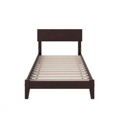 Orlando Espresso Twin XL Platform Bed with Open Foot Board by AFI -Outlet AFI Store espresso afi platform beds ar8111001 1f 1000