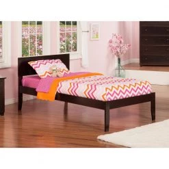 Orlando Espresso Twin XL Platform Bed with Open Foot Board by AFI -Outlet AFI Store espresso afi platform beds ar8111001 31 1000