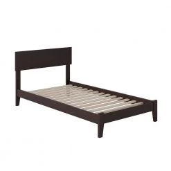 Orlando Espresso Twin XL Platform Bed with Open Foot Board by AFI -Outlet AFI Store espresso afi platform beds ar8111001 4f 1000