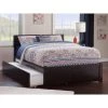 Orlando Espresso Queen Bed with Footboard and Twin Extra Long Trundle by AFI -Outlet AFI Store espresso afi platform beds ar8142041 64 1000