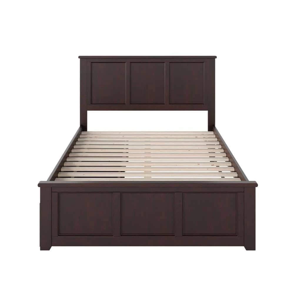 Madison Full Platform Bed with Matching Foot Board with 2-Urban Bed Drawers in Espresso by AFI 8 Madison Full Platform Bed with Matching Foot Board with 2-Urban Bed Drawers in Espresso by AFI - Image 6