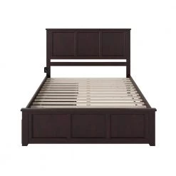 Madison Queen Platform Bed with Matching Foot Board with 2-Urban Bed Drawers in Espresso by AFI -Outlet AFI Store espresso afi platform beds ar8646111 1f 1000