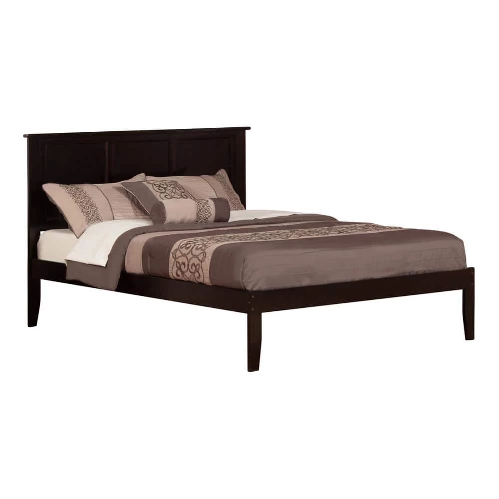 Madison Espresso King Platform Bed with Open Foot Board by AFI 3 Madison Espresso King Platform Bed with Open Foot Board by AFI