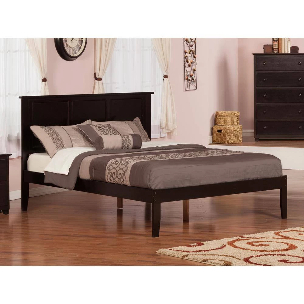 Madison Espresso King Platform Bed with Open Foot Board by AFI 4 Madison Espresso King Platform Bed with Open Foot Board by AFI - Image 2