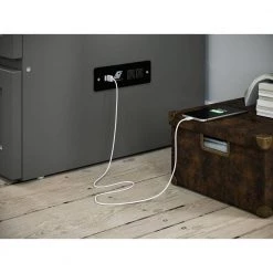 Deerfield Murphy Bed Chest Full Atlantic Gray with Charger by AFI -Outlet AFI Store gray afi murphy beds ac583149 1f 1000