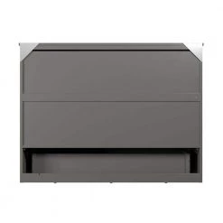 Deerfield Murphy Bed Chest Full Atlantic Gray with Charger by AFI -Outlet AFI Store gray afi murphy beds ac583149 76 1000