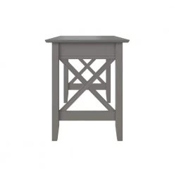 48 in. Rectangular Gray 1 Drawer Writing Desk with Solid Wood Material by AFI -Outlet AFI Store gray afi writing desks ah12239 c3 1000