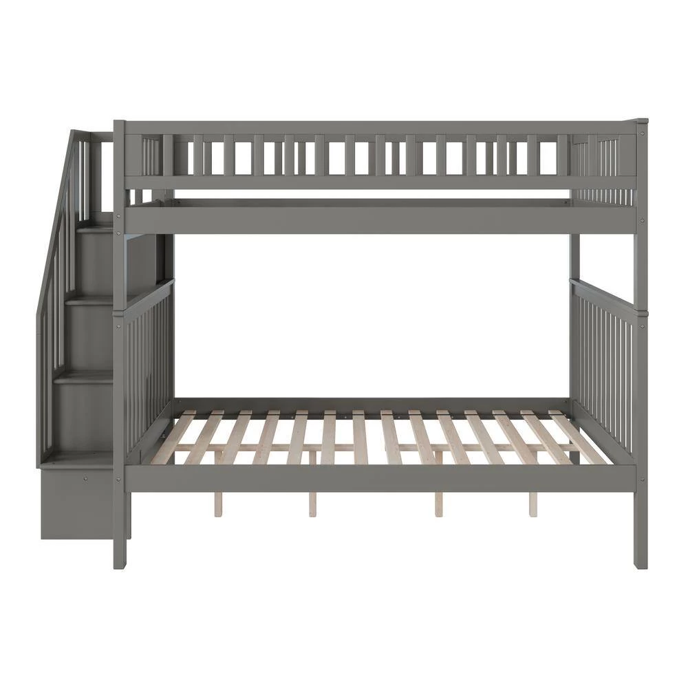 Woodland Staircase Bunk Bed Full over Full in Grey by AFI 4 Woodland Staircase Bunk Bed Full over Full in Grey by AFI - Image 2
