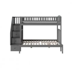 Westbrook Grey Twin Over Full Staircase Bunk by AFI -Outlet AFI Store grey afi bunk beds ab65709 fa 1000