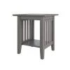Mission Grey End Table by AFI -Outlet AFI Store grey afi end side tables ah14209 64 1000