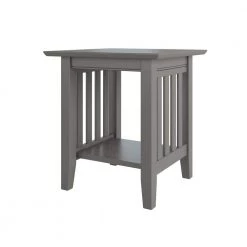 Mission Grey End Table by AFI