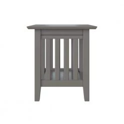 Mission Grey End Table by AFI -Outlet AFI Store grey afi end side tables ah14209 c3 1000