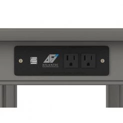 Mission Grey End Table with Charger by AFI -Outlet AFI Store grey afi end side tables ah14219 c3 1000