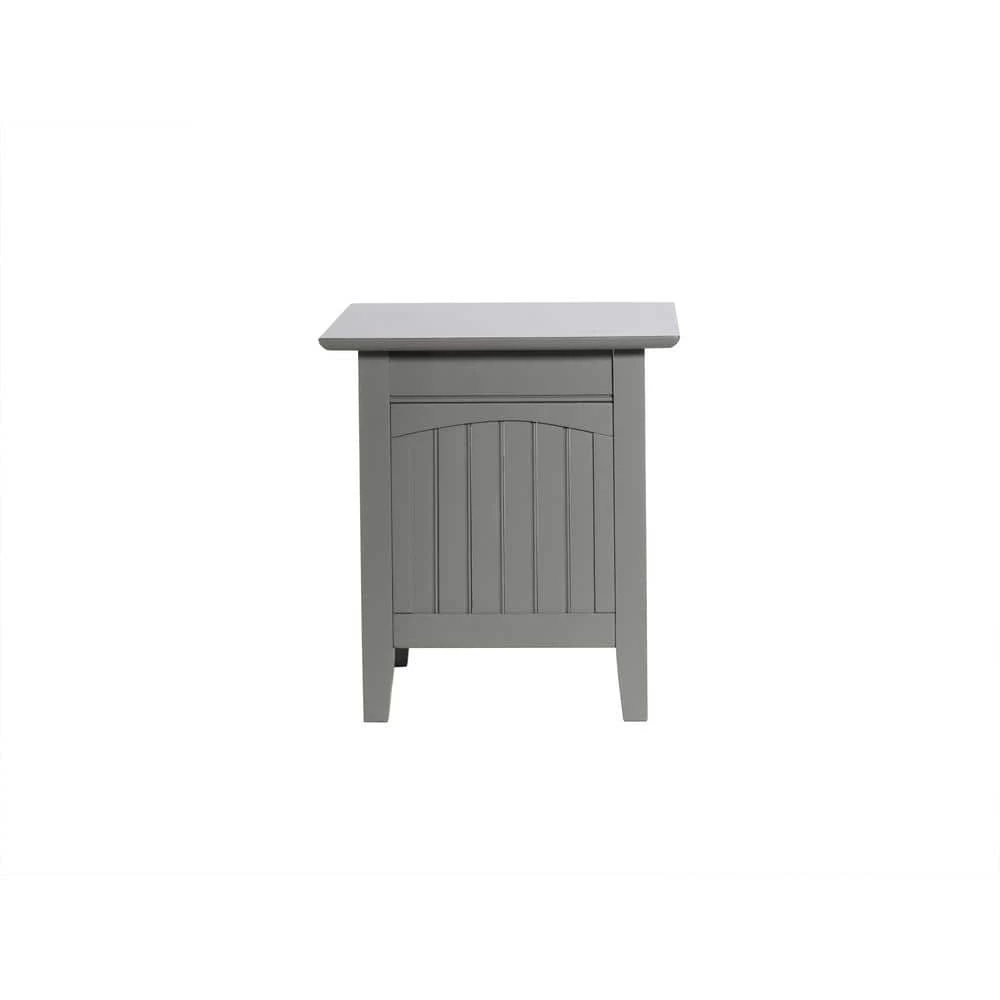 Nantucket Grey End Table with Charger by AFI 4 Nantucket Grey End Table with Charger by AFI - Image 2