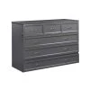 Deerfield Murphy Bed Chest Queen Atlantic Grey with Charging Station by AFI -Outlet AFI Store grey afi murphy beds ac584149 64 1000