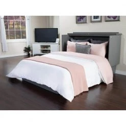 Nantucket Murphy Bed Chest Queen Grey with Charging Station and Cool Soft Mattress by AFI 25 Nantucket Murphy Bed Chest Queen Grey with Charging Station and Cool Soft Mattress by AFI -Outlet AFI Store grey afi murphy beds ac5940009 31 1000