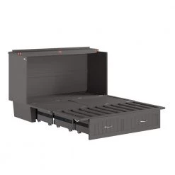 Nantucket Murphy Bed Chest Queen Grey with Charging Station and Cool Soft Mattress by AFI 24 Nantucket Murphy Bed Chest Queen Grey with Charging Station and Cool Soft Mattress by AFI -Outlet AFI Store grey afi murphy beds ac5940009 76 1000