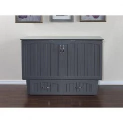 Nantucket Murphy Bed Chest Queen Grey with Charging Station and Cool Soft Mattress by AFI 19 Nantucket Murphy Bed Chest Queen Grey with Charging Station and Cool Soft Mattress by AFI -Outlet AFI Store grey afi murphy beds ac5940009 c3 1000
