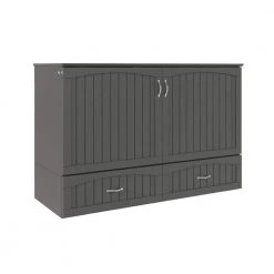 Southampton Murphy Bed Chest Queen Grey with Charging Station by AFI -Outlet AFI Store grey afi murphy beds ac614149 1f 1000
