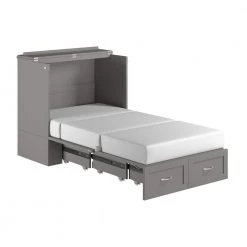 Hamilton Gray Twin XL Murphy Bed Chest with Charging Station by AFI 25 Hamilton Gray Twin XL Murphy Bed Chest with Charging Station by AFI -Outlet AFI Store grey afi murphy beds ac621149 44 1000