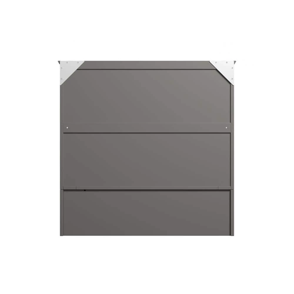 Hamilton Gray Twin XL Murphy Bed Chest with Charging Station by AFI 8 Hamilton Gray Twin XL Murphy Bed Chest with Charging Station by AFI - Image 6