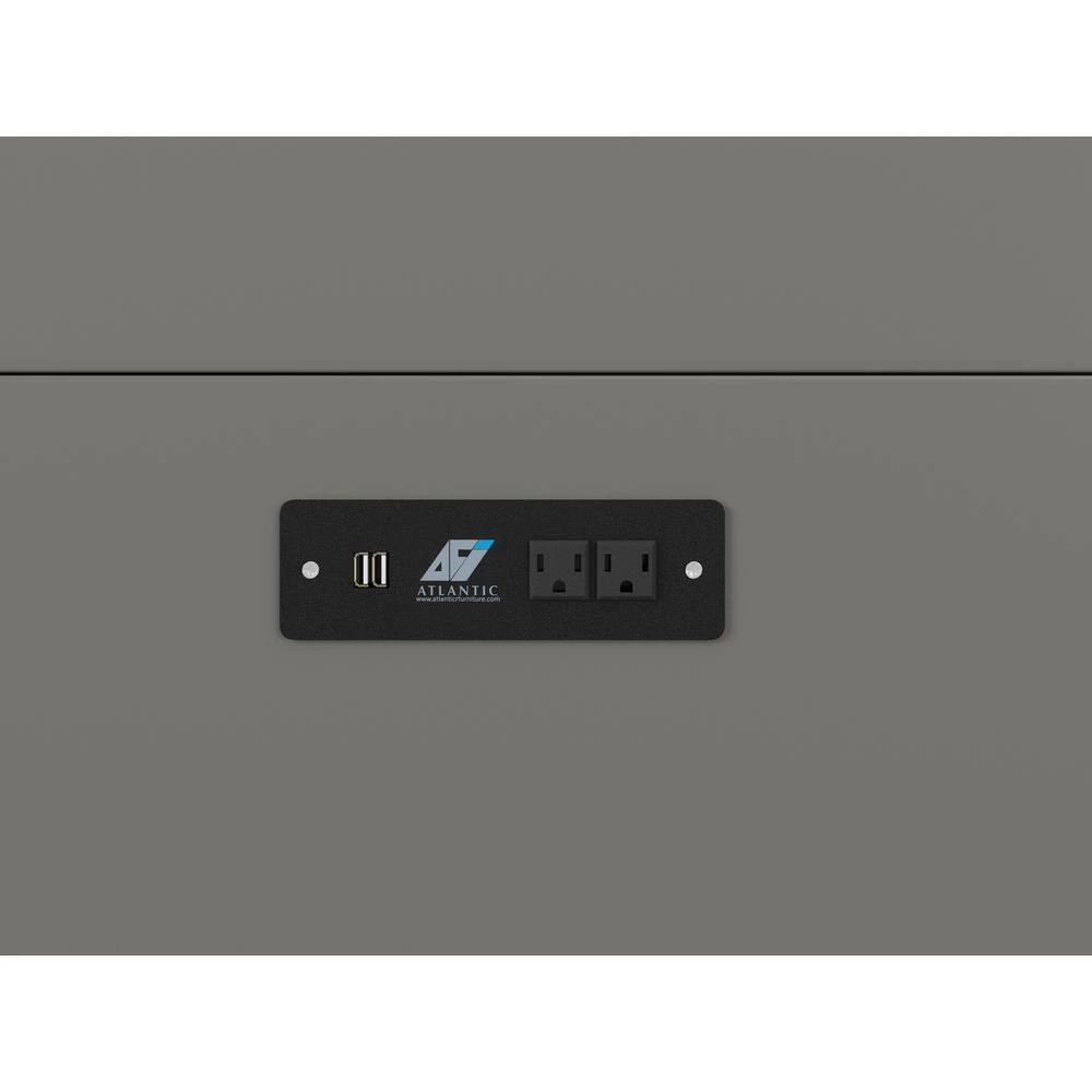 Hamilton Gray Twin XL Murphy Bed Chest with Charging Station by AFI 14 Hamilton Gray Twin XL Murphy Bed Chest with Charging Station by AFI - Image 12