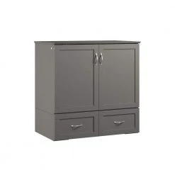 Hamilton Gray Twin XL Murphy Bed Chest with Charging Station by AFI 22 Hamilton Gray Twin XL Murphy Bed Chest with Charging Station by AFI -Outlet AFI Store grey afi murphy beds ac621149 c3 1000