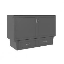 Monroe Murphy Atlantic Grey Queen Bed Chest with Charging Station by AFI -Outlet AFI Store grey afi murphy beds ac634149 1f 1000
