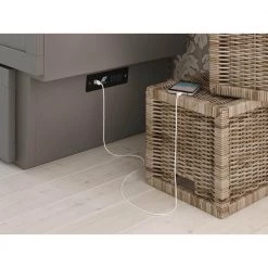 Monroe Murphy Atlantic Grey Queen Bed Chest with Charging Station by AFI -Outlet AFI Store grey afi murphy beds ac634149 76 1000