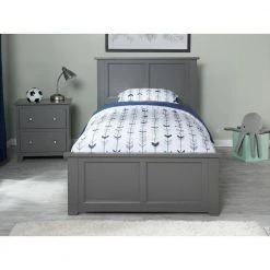 Madison Twin XL Traditional Bed with Matching Foot Board in Grey by AFI -Outlet AFI Store grey afi panel beds ar8616039 31 1000