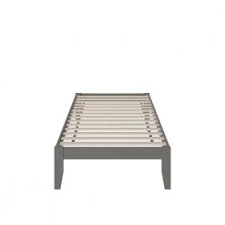 Colorado Twin Extra Long Bed with USB Turbo Charger in Grey by AFI -Outlet AFI Store grey afi platform beds ag8010019 c3 1000