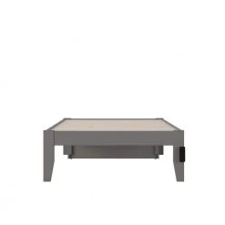 Colorado Twin Extra Long Bed with Foot Drawer and USB Turbo Charger in Grey by AFI -Outlet AFI Store grey afi platform beds ag8012419 1f 1000