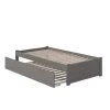 Concord Twin Extra Long Bed with Footboard and Twin Extra Long Trundle in Grey by AFI 2 Concord Twin Extra Long Bed with Footboard and Twin Extra Long Trundle in Grey by AFI -Outlet AFI Store grey afi platform beds ar8012049 64 1000