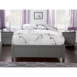Concord Full Platform Bed with Flat Panel Foot Board and 2 Urban Bed Drawers in Grey by AFI 15 Concord Full Platform Bed with Flat Panel Foot Board and 2 Urban Bed Drawers in Grey by AFI -Outlet AFI Store grey afi platform beds ar8032119 44 1000