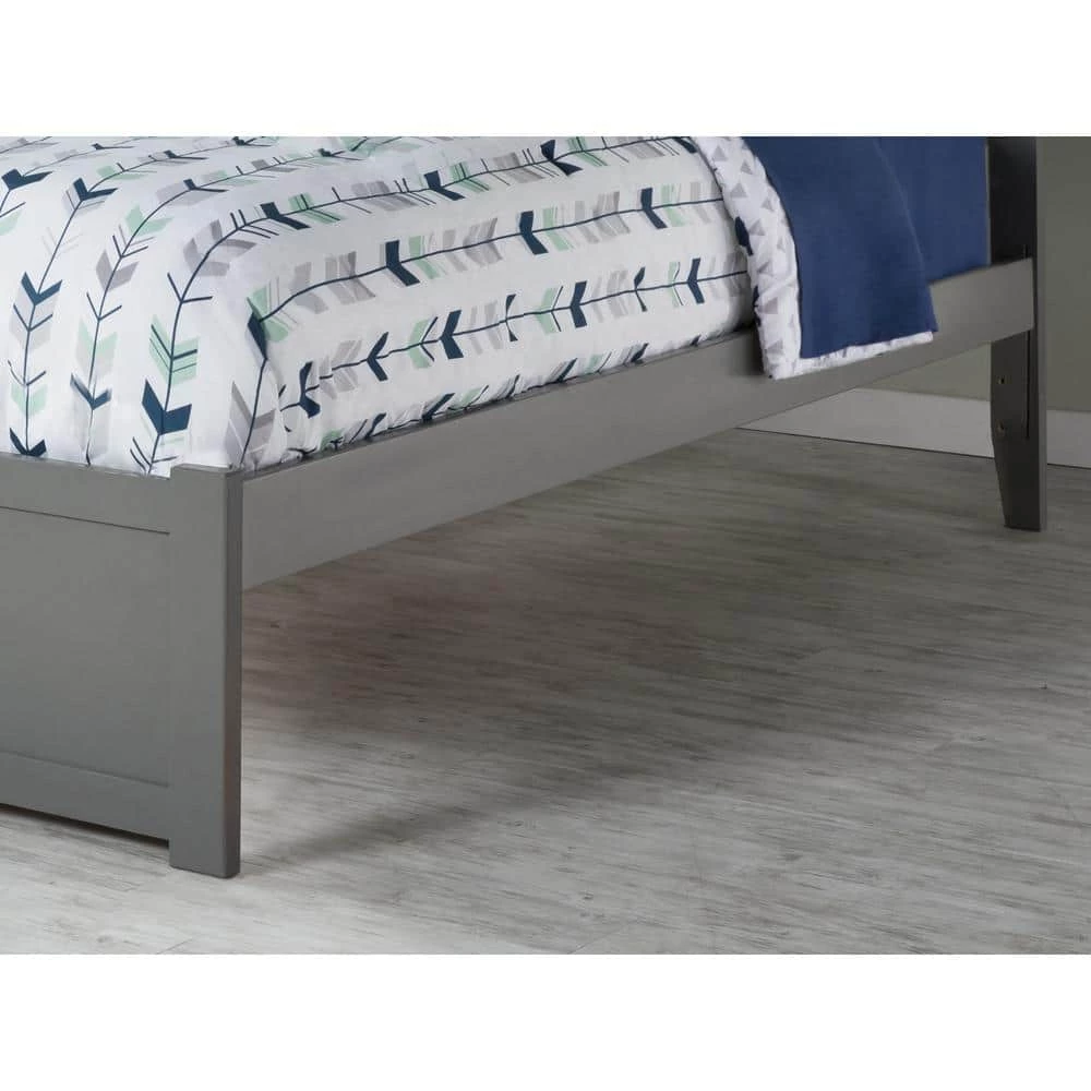 Concord Full Platform Bed with Flat Panel Foot Board and 2 Urban Bed Drawers in Grey by AFI 9 Concord Full Platform Bed with Flat Panel Foot Board and 2 Urban Bed Drawers in Grey by AFI - Image 7