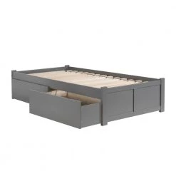 Concord Queen Platform Bed with Flat Panel Foot Board and 2 Urban Bed Drawers in Grey by AFI 14 Concord Queen Platform Bed with Flat Panel Foot Board and 2 Urban Bed Drawers in Grey by AFI -Outlet AFI Store grey afi platform beds ar8042119 40 1000