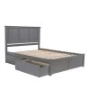 Madison Queen Platform Bed with Flat Panel Foot Board and 2 Urban Bed Drawers in Grey by AFI 1 Madison Queen Platform Bed with Flat Panel Foot Board and 2 Urban Bed Drawers in Grey by AFI -Outlet AFI Store grey afi platform beds ar8642119 64 1000